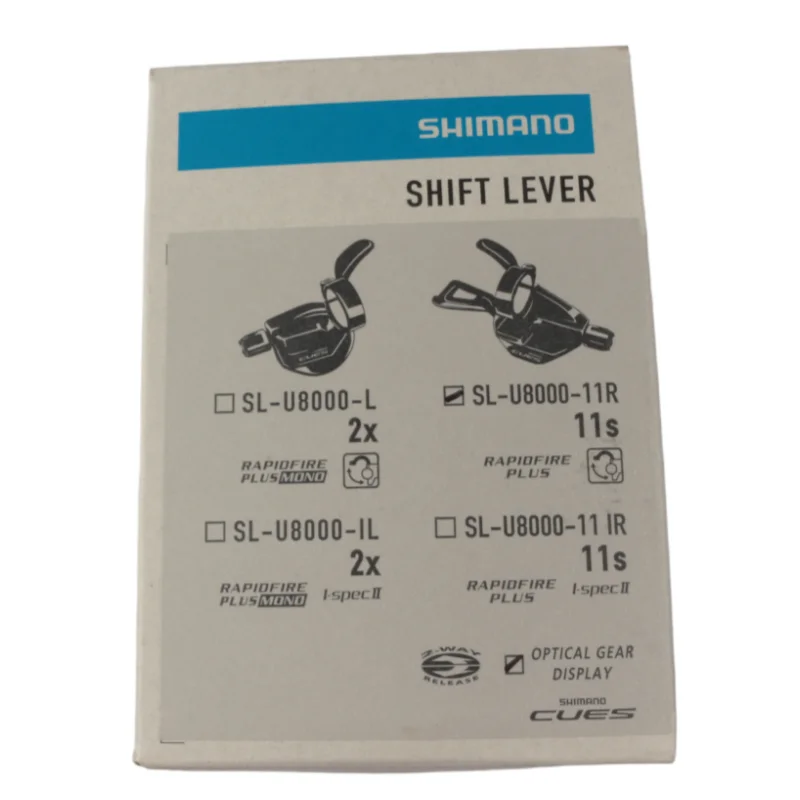 Shimano CUES SL-U8000 11s Schalthebel Rechte Seite Klemmhalterung 11-Gang RAPIDFIRE PLUS Mit Fenster Für MTB Lifestyle Fahrrad – Detail 9