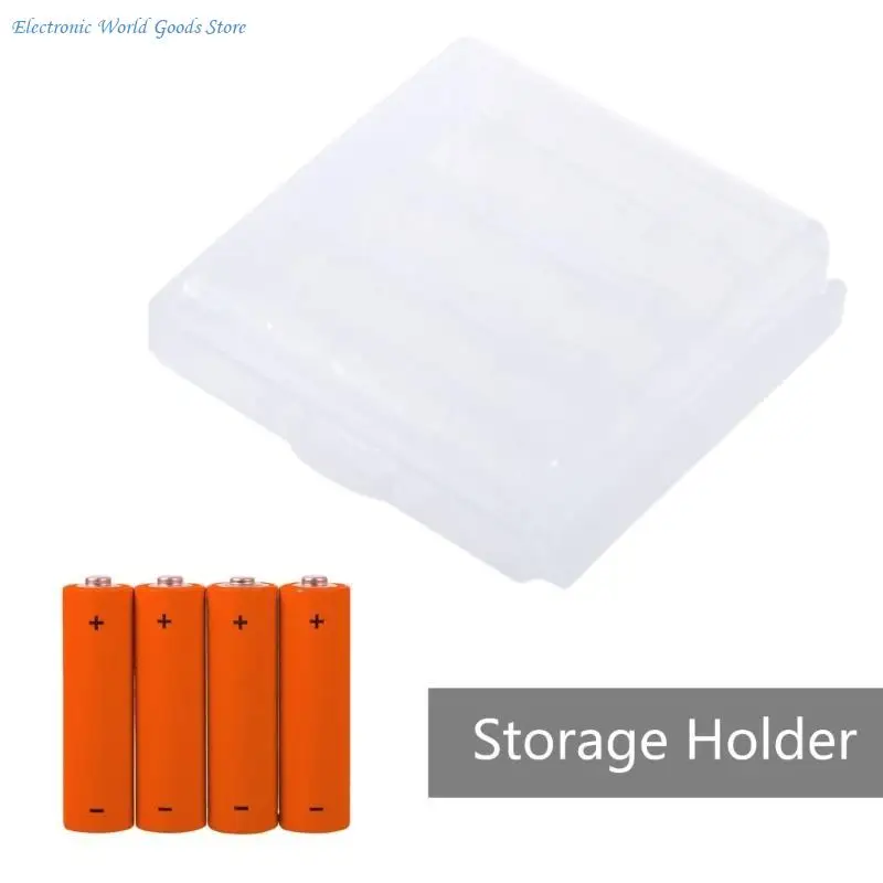 A3PD 10 قطع البلاستيك AA AAA حافظة بطاريات صندوق لحالة 4 فتحة الطريق لتقوم بها بنفسك بطاريات حامل قصاصة الحاويات لبطارية AA AAA #4