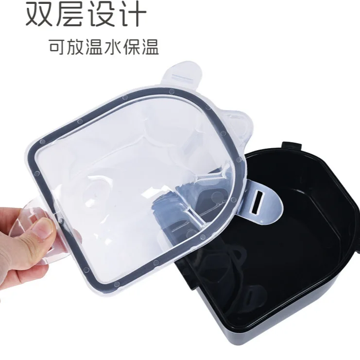 

Double Soaking Hand Bowl, Exfoliating Manicure Cleaning Care Round Bowl Cleaning Bowl