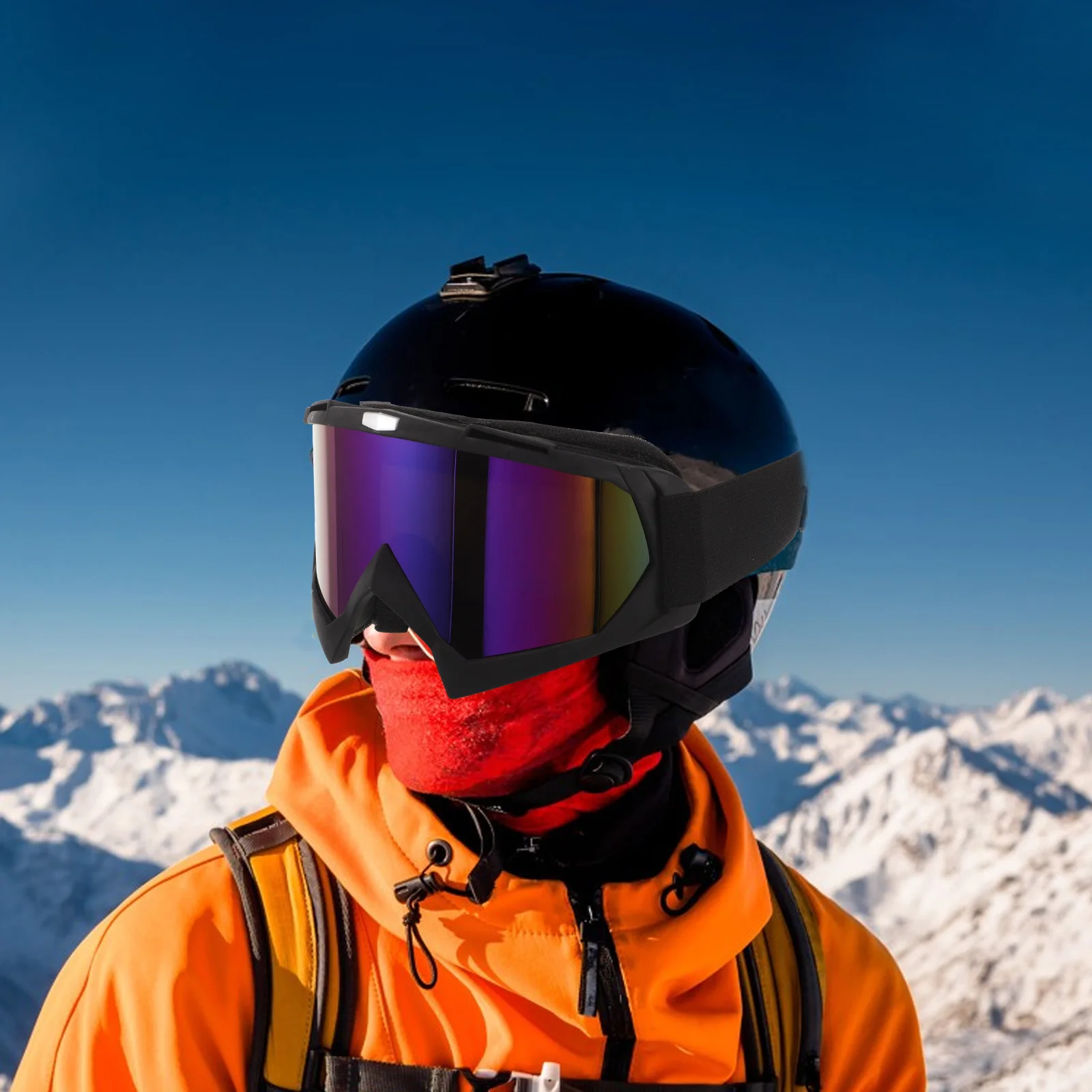 オートバイメガネ ATV ゴーグル女性用ダートバイクギア寒い天候の目の保護子供乗馬大人アクセサリー