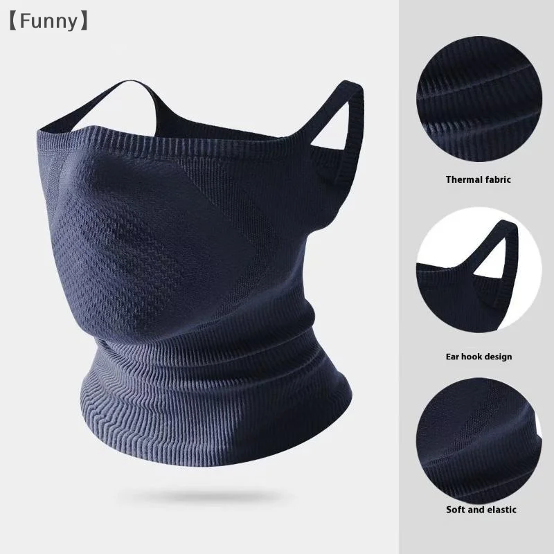 maveraFunny RagaRespirante Cotone Outdoor Windprof Escursionismo Ciclismo Maschera Sport Bandana Warrm Sciarpa Quattro stagioni Bici Campeggio Copertura per il viso