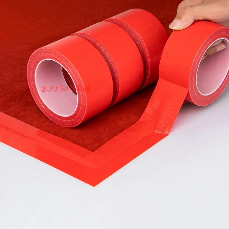 

Wide&Thick Single-Sided Cloth Tape-High Adhesion Carpet Floor Protection,Colorful Decorative Non-Residue Windproof Sealing Tape