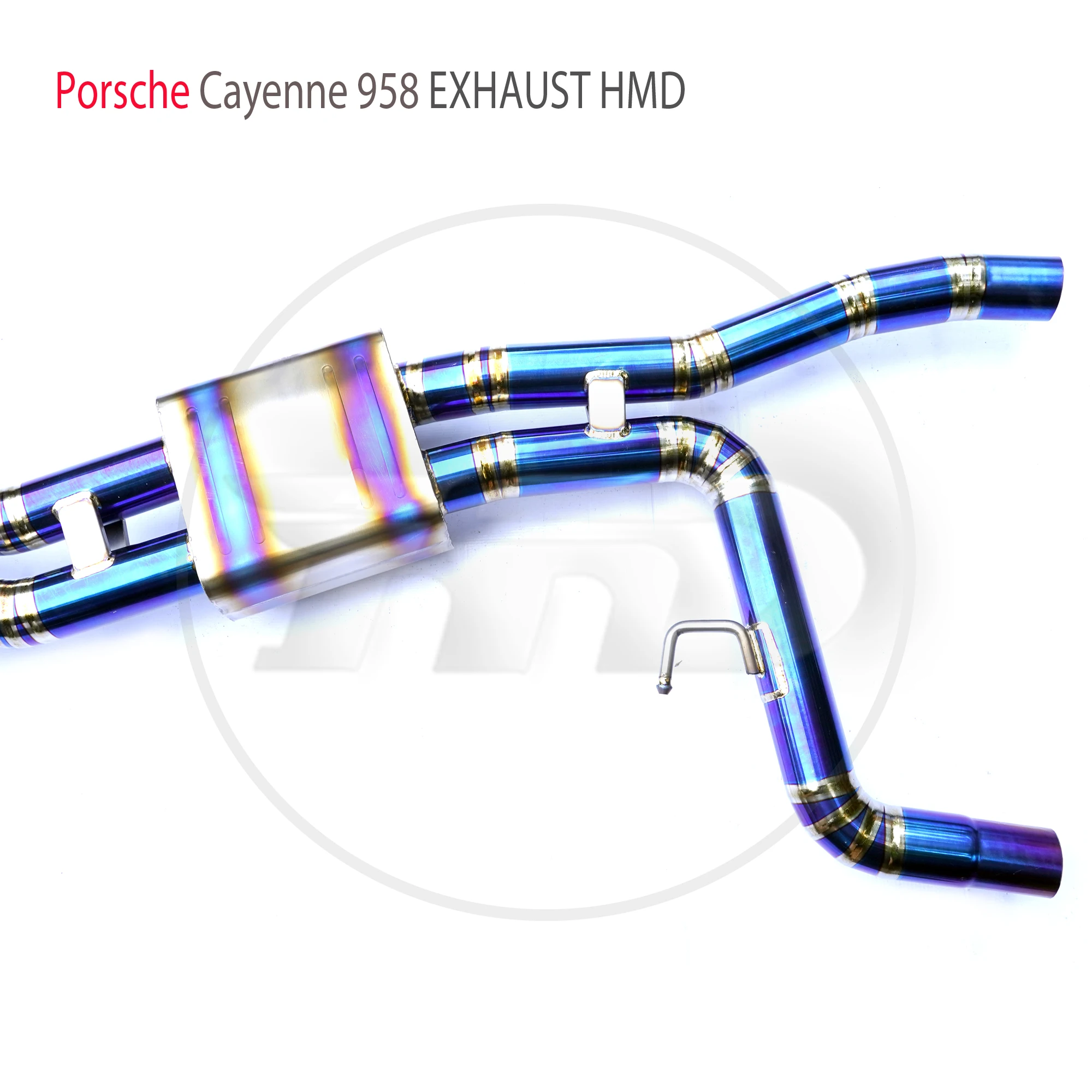 High Quality Catback For Porsche Cayenne 958.1 3.0T Titanium Alloy Exhaust System Racing Pipe Vacuum Valve Non-destructive HMD