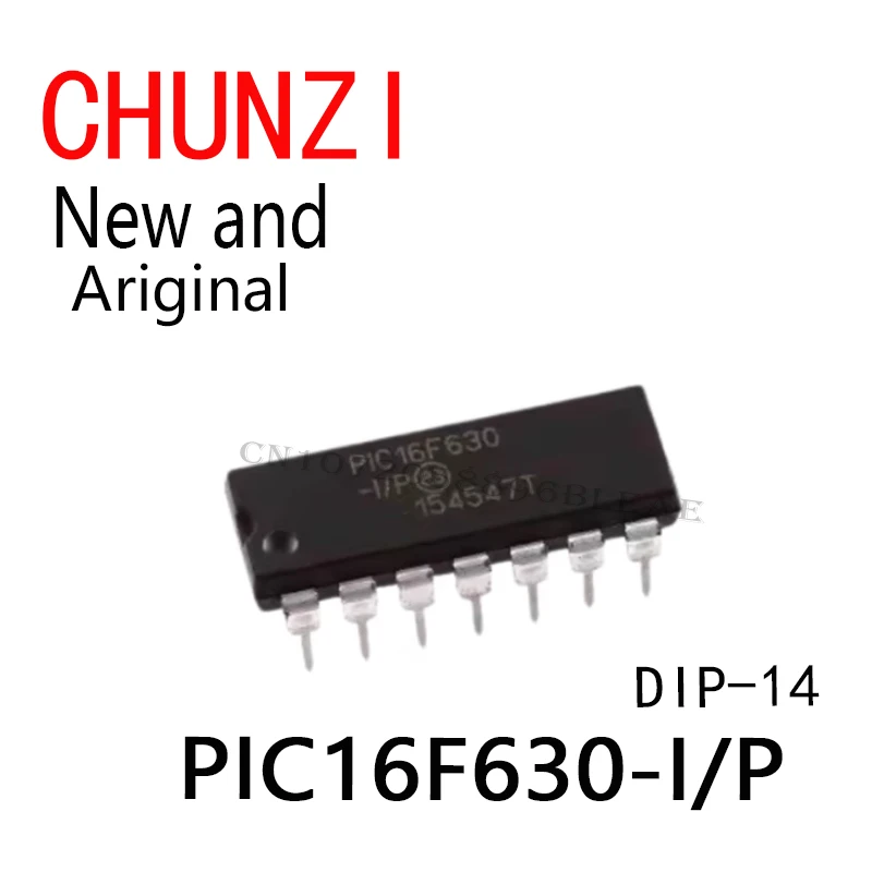 5PCS New and Original PIC16F630-I PIC16F630 PIC16F630-I/P DIP-14