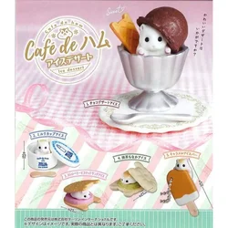 TARLIN Original Gashapon Figure Anime Kawaii Hamster Cafe House Biscuit Dessert Milk Cup Ice Cream Figurine Cute Capsule Toy