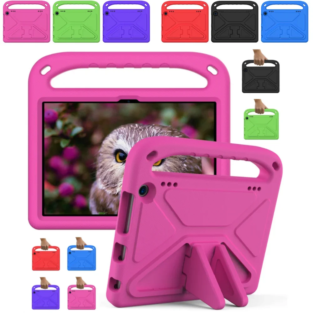 Kids Friendly Case for Amazon Fire 7 HD8 2020 10th 12th HD 10 Plus HD10 13th EVA Tablet Cover for Max 11 11 inch with Handle