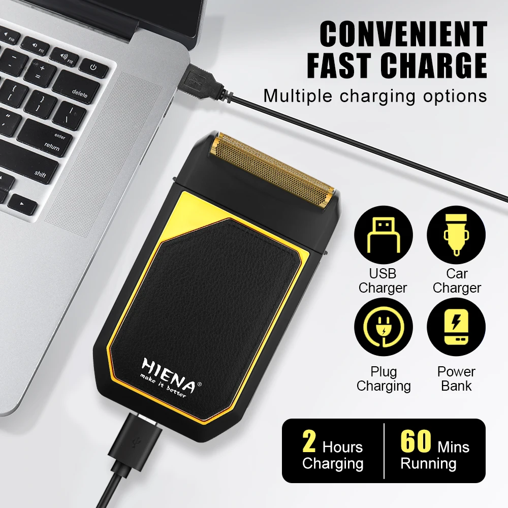 

Upgraded Electric Shaver with Triple-Blade Ultra-Thin Head and Digital Display for Side burn Removal - Men's Exclusive