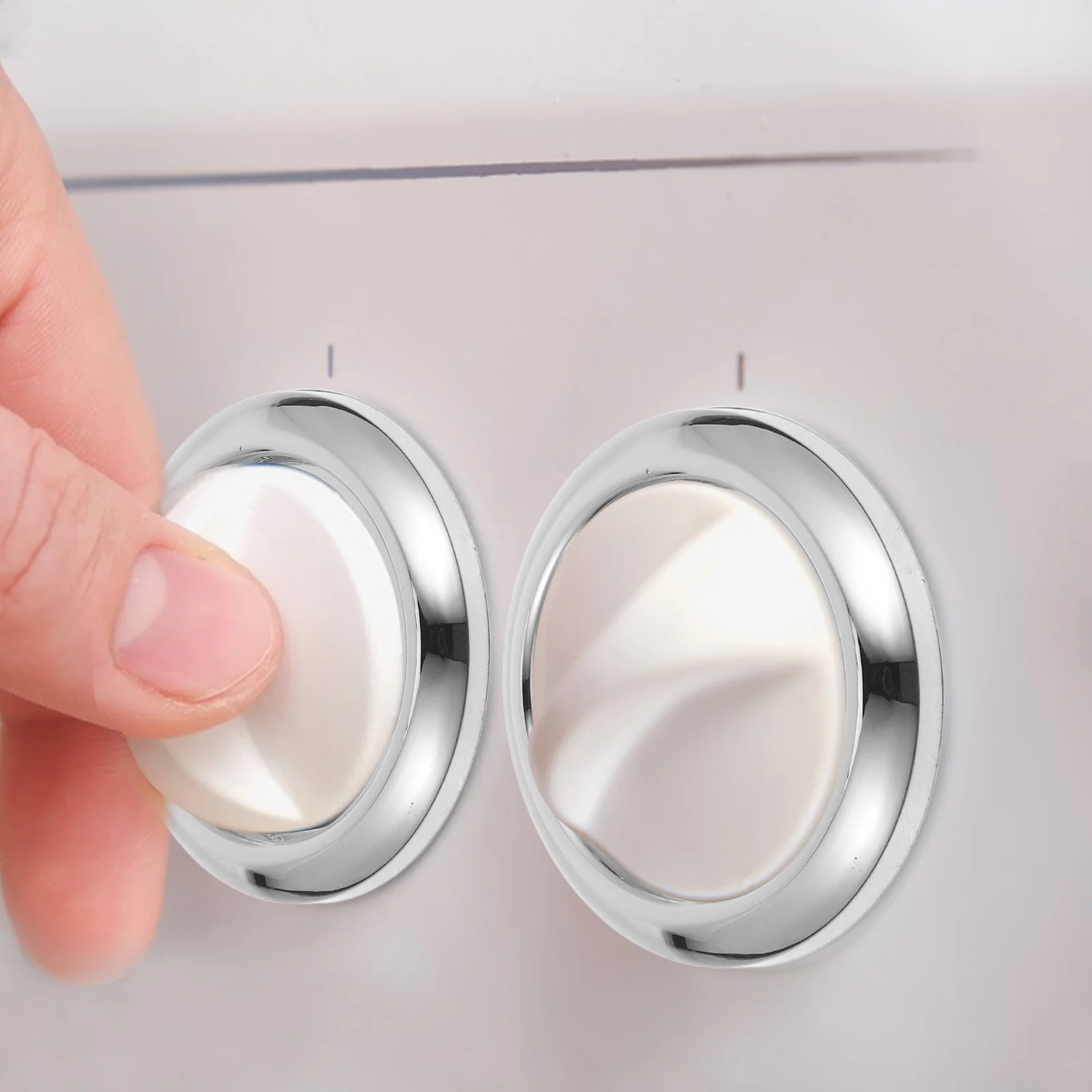 

2pcs Knob Base Durable Abs Smooth Gas Stove Griddle Valve Cooktop Control Shower Replacement Cooktop Knob Base Parts