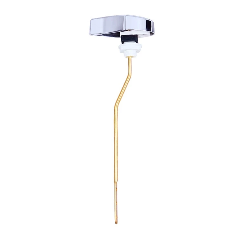 Universal Front Mount Toilet Handle with Adjustable Brass Rod Modern Toilet Levers for simple Flushing Experience