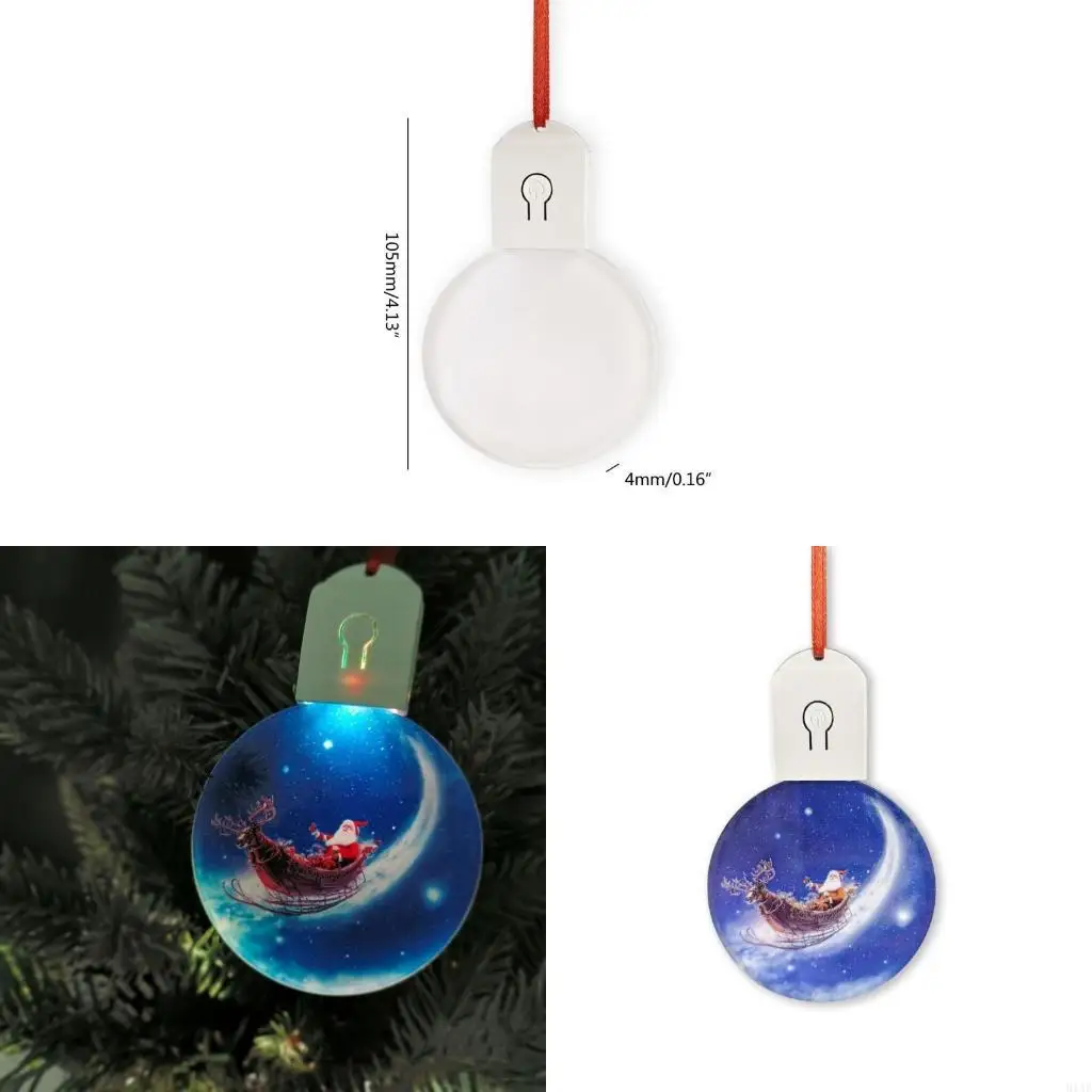 91AF Heat Transfer Press Printing Pendants Ornaments Discs Double-sided Printing