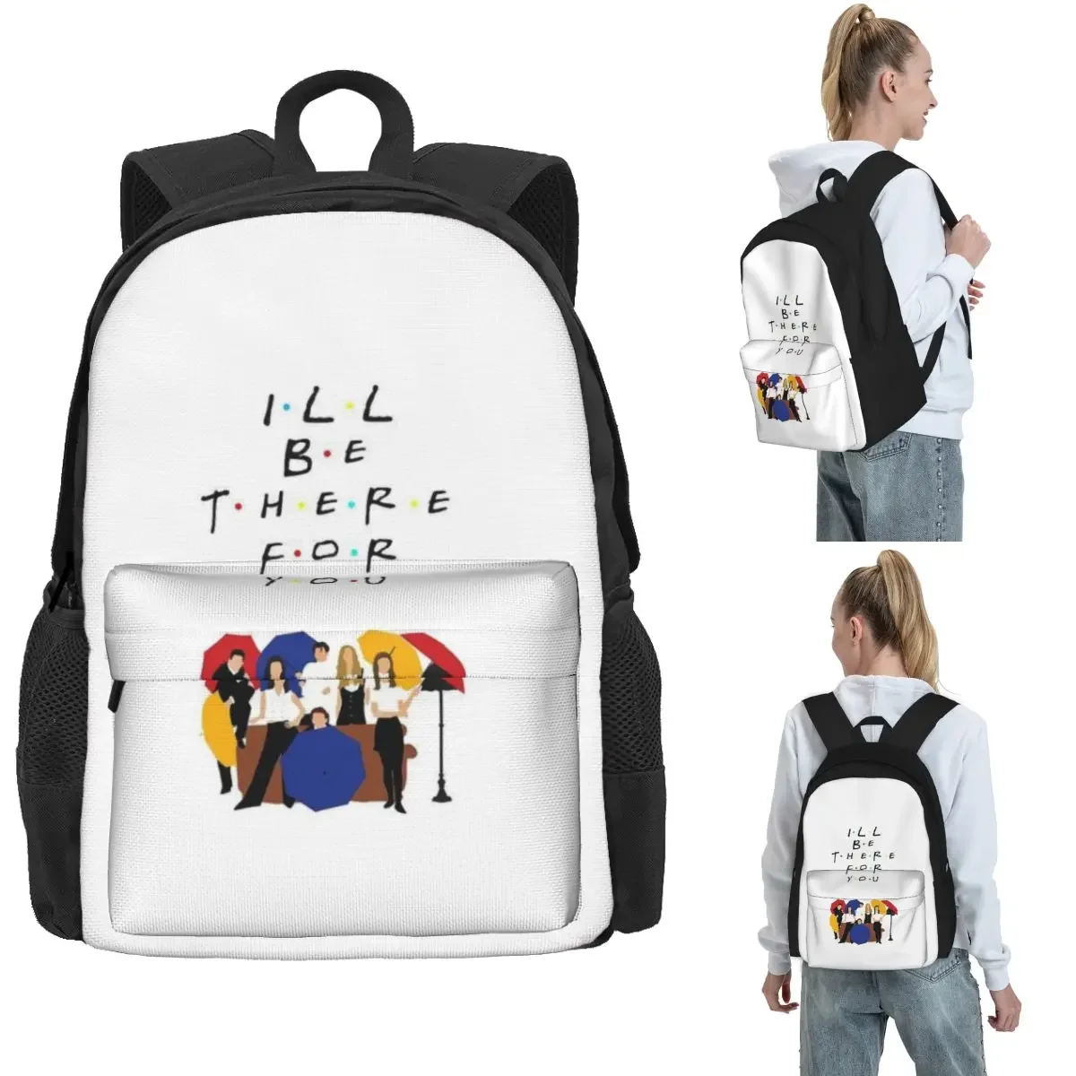 Friend TV Show Backpack Hot Sale Daypack Large Capacity Children BookBag School Bag Shoulder Bags for Men Women