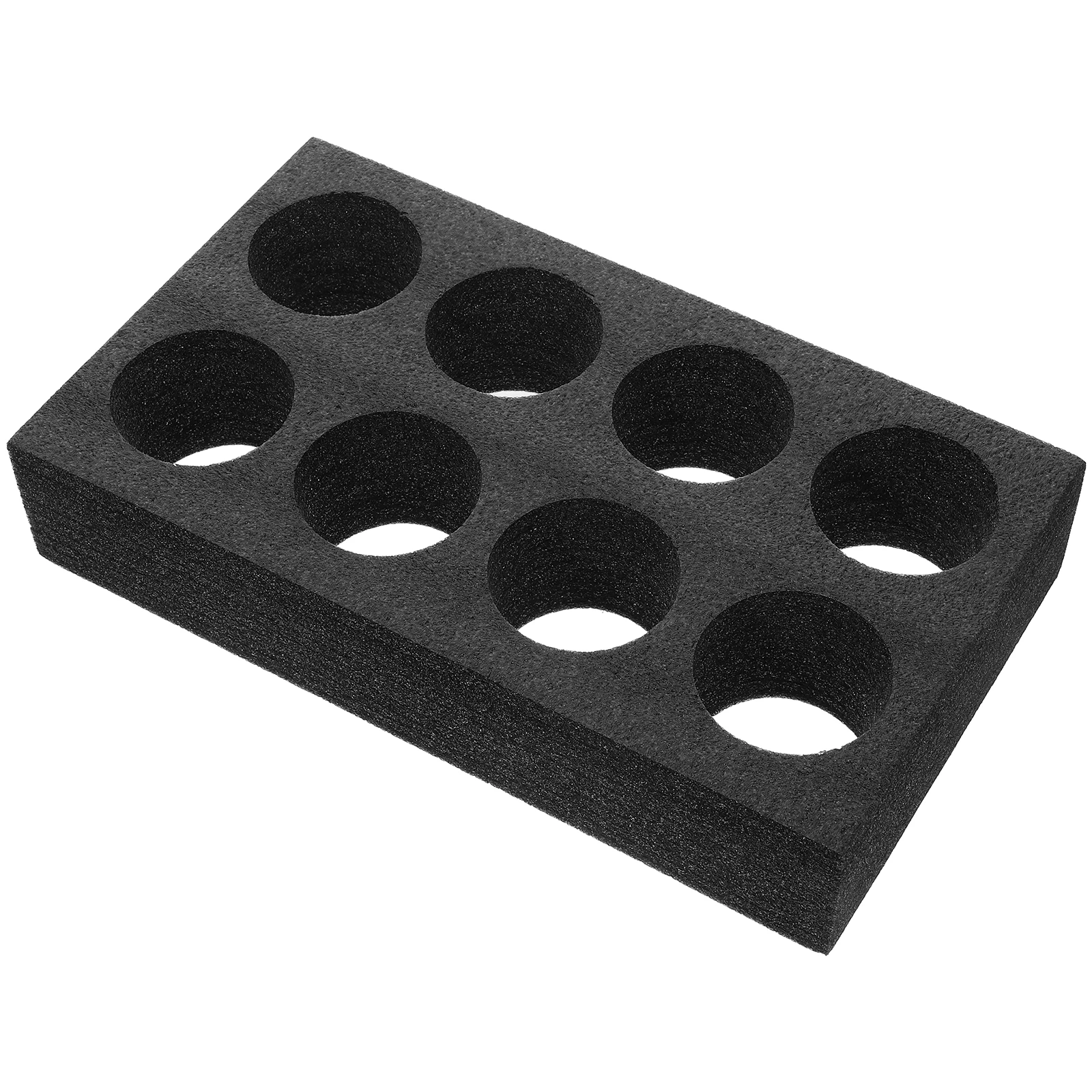 Coffee Cup Tray Cup Carrier Holder Drink Tray Black 8-Hole Cup Holder Beverage Take Out Fixing Tray Pearl Cotton Drinks Carrier