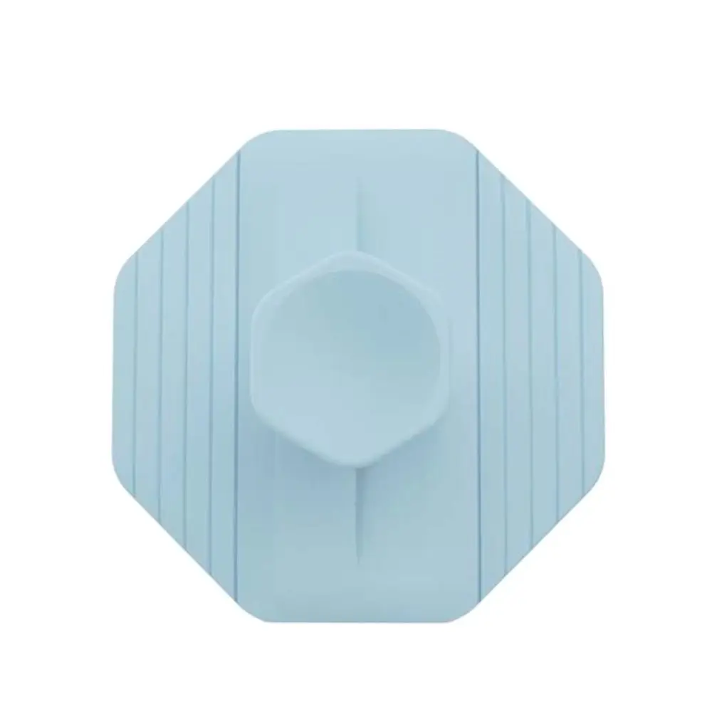 Zeshoekige geometrische siliconen gezichtsreinigingsborstel Peeling Belt Sucker Huidverzorging Scrub Cleanser Gezichtsreiniging Make-up verwijderen