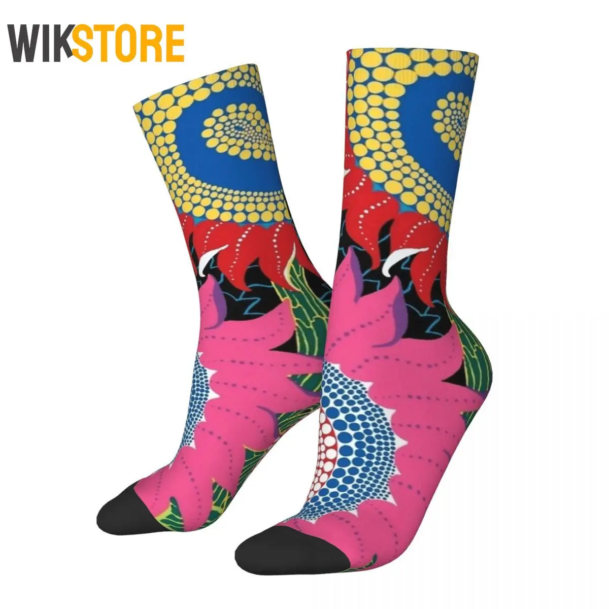 

Yayoi Kusama Socks Men's Women's Funny Happy Socks Novelty Spring Summer Autumn Winter Stockings Gift Breathable Sock