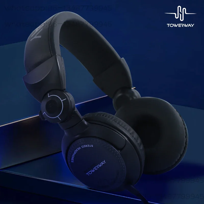 MH-DJ1200 Professional Earphones, Wired Head-mounted Subwoofer DJ Special High-quality Monitoring