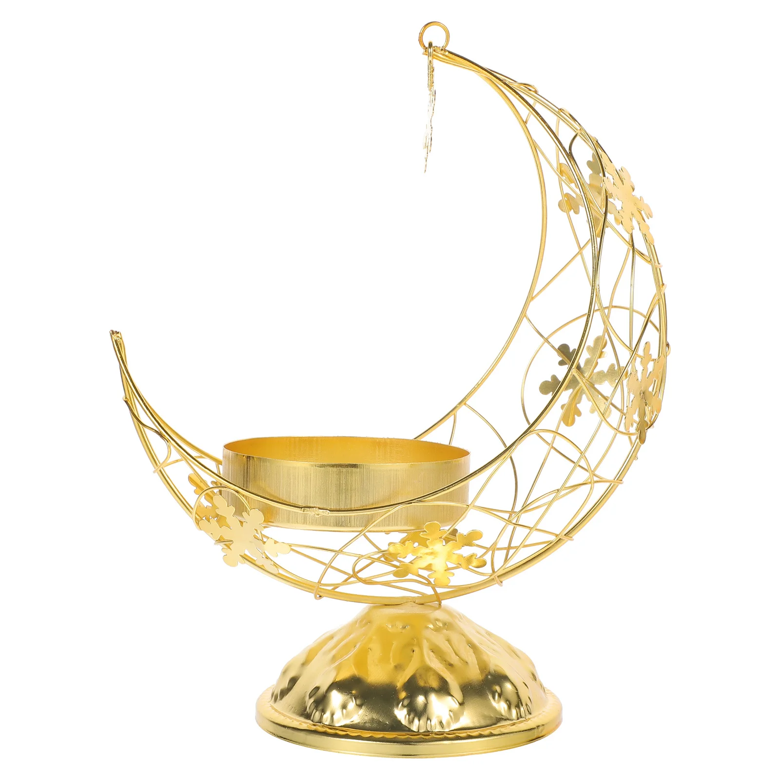 

Home Decor Metal Moon Candlestick Decorations Holder Dining Table Tealight Holders Decorative