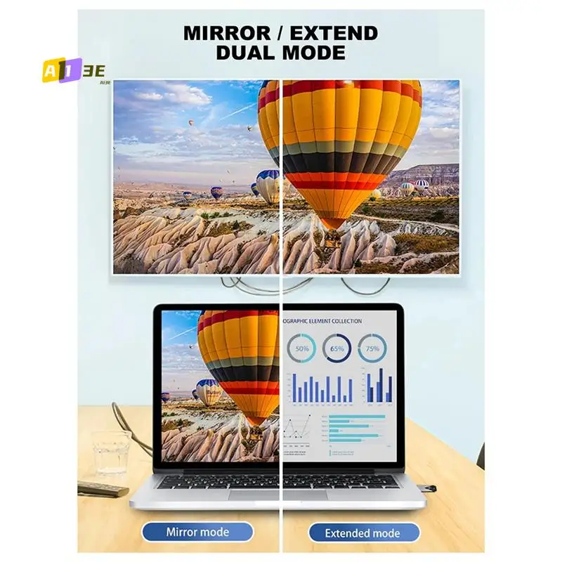 

A13E-Point-To-Point Wireless Screen Projector -Compatible Wireless Transmission Extender Image Transmission Transceiver