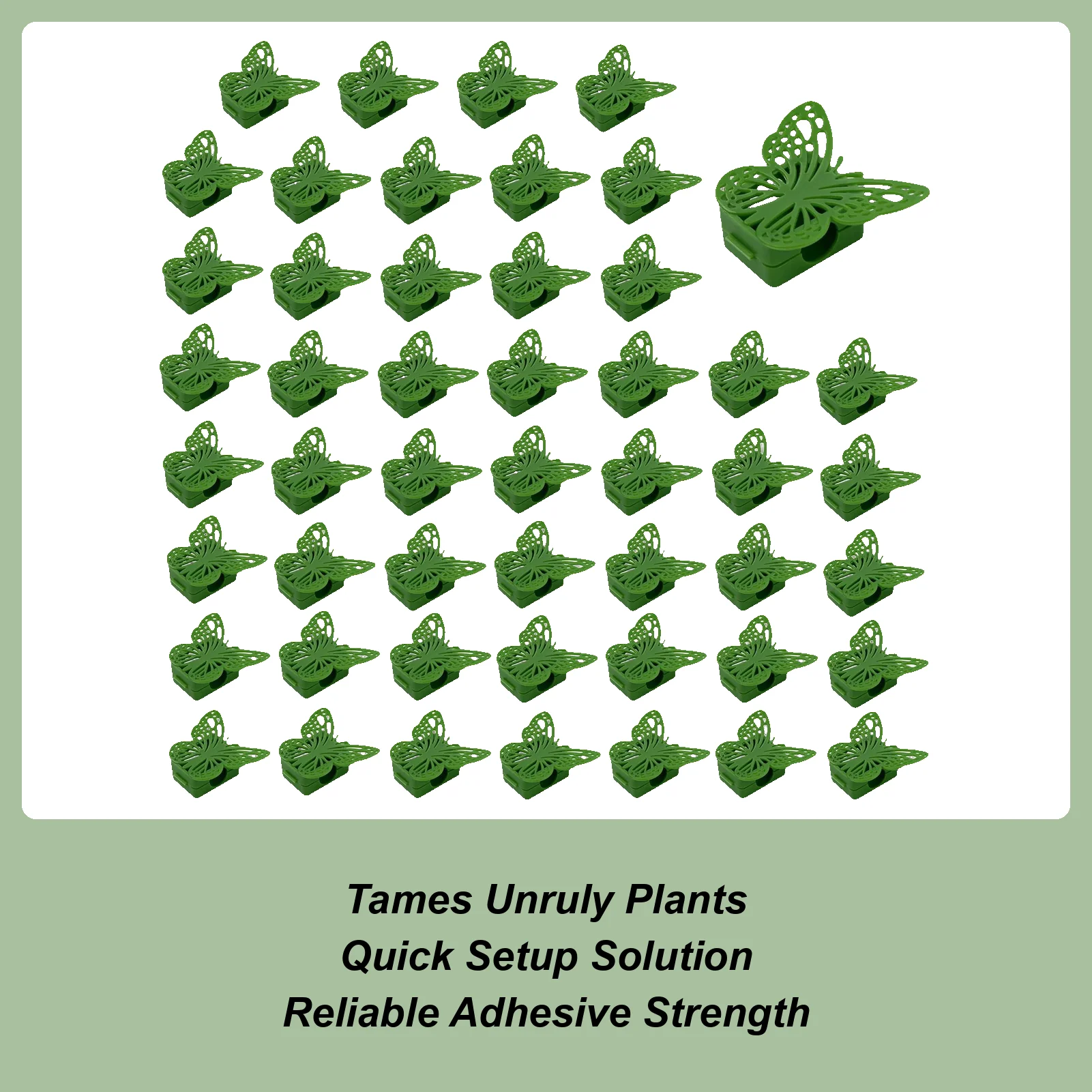 Plant Clips For Climbing Invisible Adhesive Reusable Butterfly Indoor Plant Climbing Fixture Clips For Pothos Clematis Home