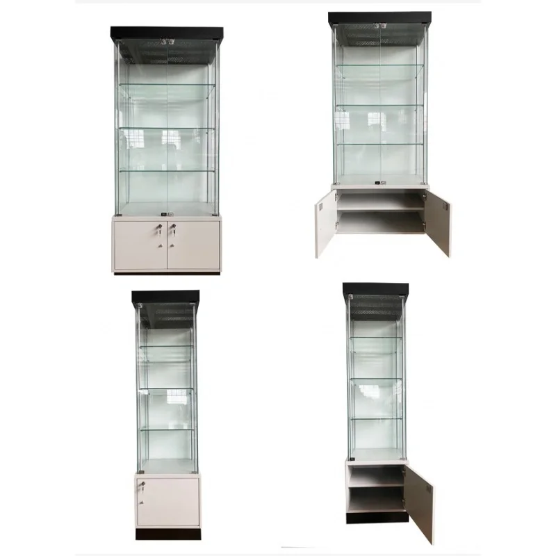 custom.Glass Jewelry Display Cabinet Showcase
