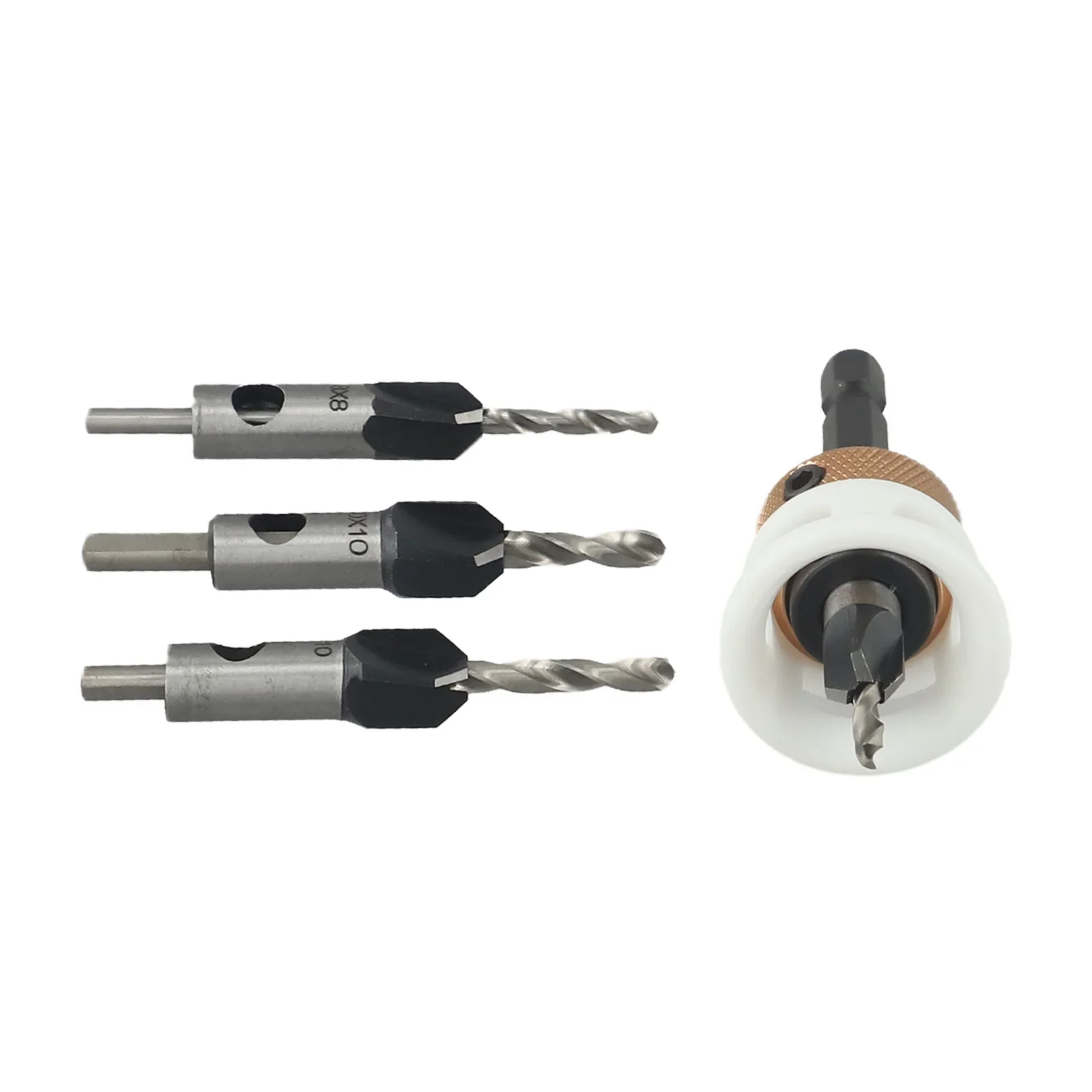 

For Drilling Depth Stop Drill Bits Countersink Bit Set Hex Shank Drill Bits Set Precision Drilling Professional Results
