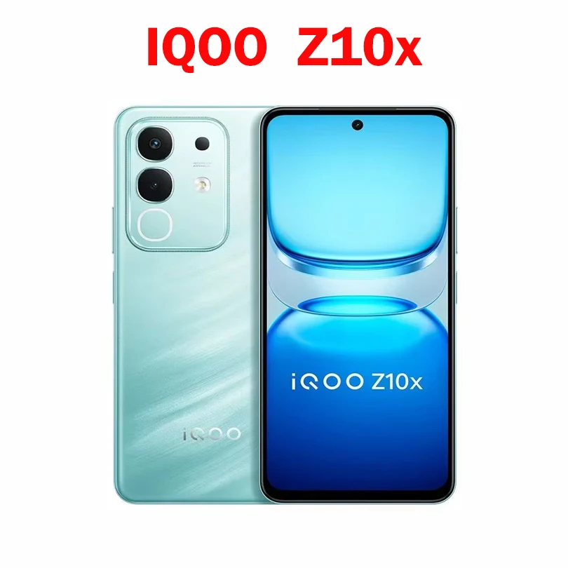 IQOO Z10x 5G هاتف محمول 6.72 بوصة LCD MTK Dimensity7300 50MP كاميرا أندرويد 15 6500Mah 44W شاحن فلاش