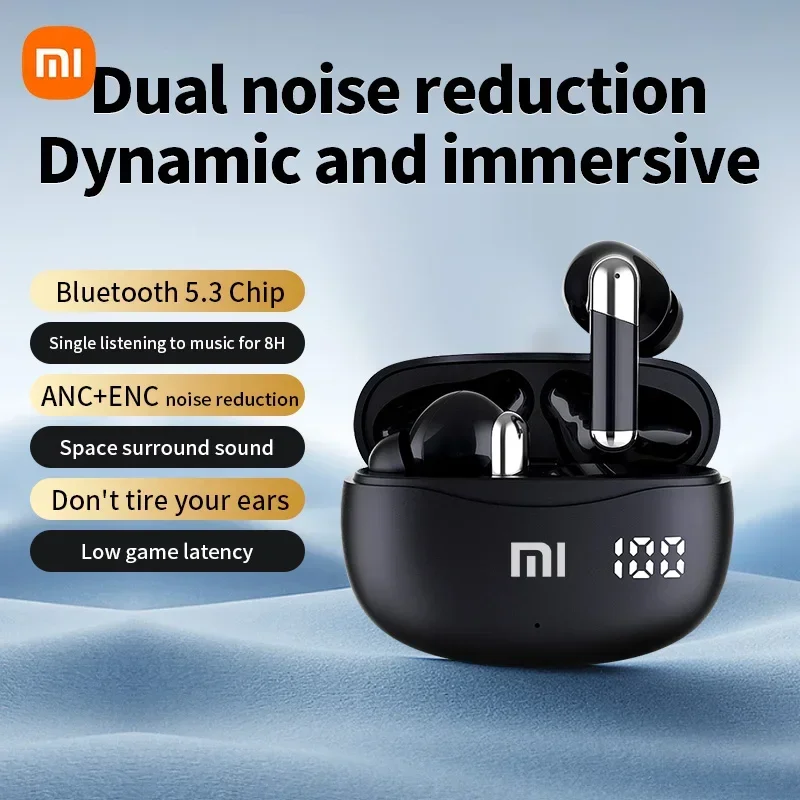 

XIAOMI Bluetooth5.3 Earphones E3B ANC HiFi Sound Wireless Headphones LED Display Waterproof Gaming Headset TWS Earbuds With Mic