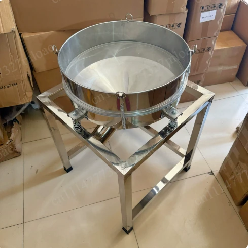Vibrating Screen Spray Coating Powder  Soybean Milk Filter Electric  Powder Machine Flour  Small Stainless