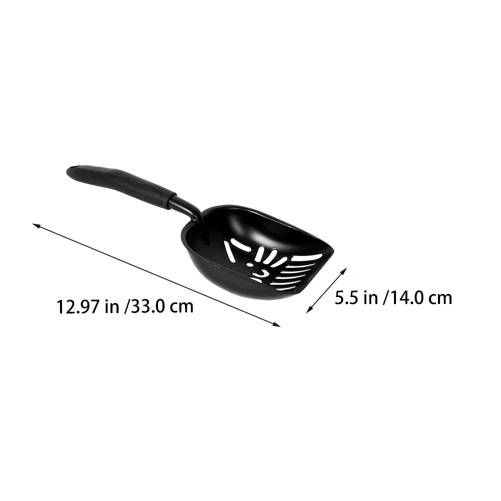 

Cat Litter Scoop Shovel Pet Cleaning Supplies Metal TPR Durable Sturdy Craftsmanship Long Life Easy Storage Washable Reusable