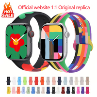 2025 New Silicone strap For Apple Watch band 10 46mm/42mm 44mm 40 38 45 41 sports bracelet iWatch series 10 98765 se ultra2 49mm