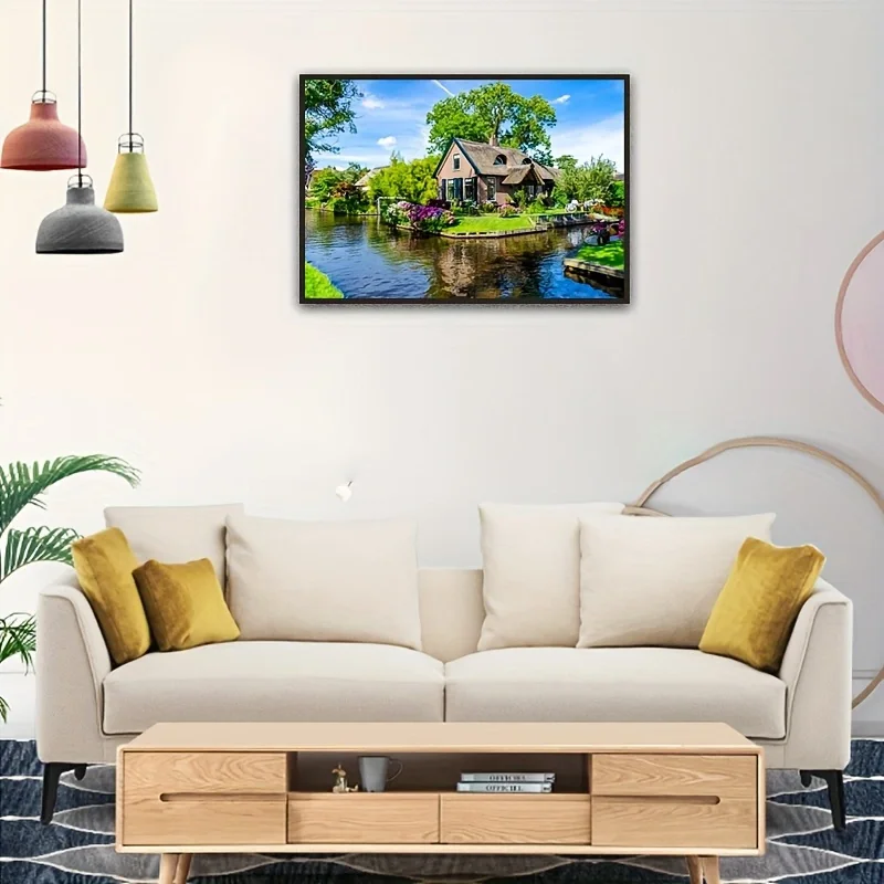 

1000 шт., головоломка Giethoorn Village Waterway 70x50 см, коллекция голландских каналов, серия «Стрекинг побега» для медленных путешествий, рекомендации