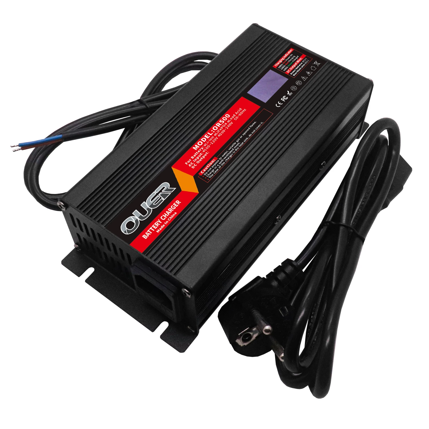 88.2V 5A Intelligent Lithium Ion Battery Charger For 21S 77.7V Li-ion Lipo Input Voltage 100-240V OLED Display Fast Charger