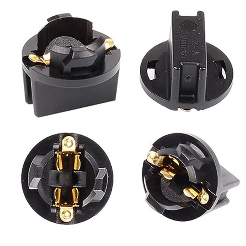10 Stück T10 Twist Lock Plug and Play Lampenfassung T10 W5W 168 192 194 Twist Lock Wedge Bases Lampenarmaturenbrett – Detail 3