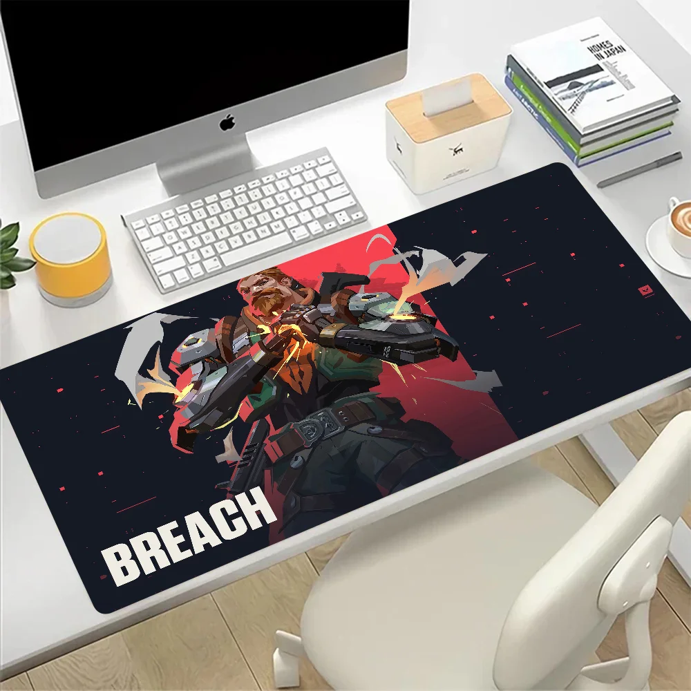 VALORANT Breach Large Mouse Pad Gaming Mousepad PC Gamer Computer Office Mouse Mat XXL Keyboard Mat Desk Pad Laptop Mausepad