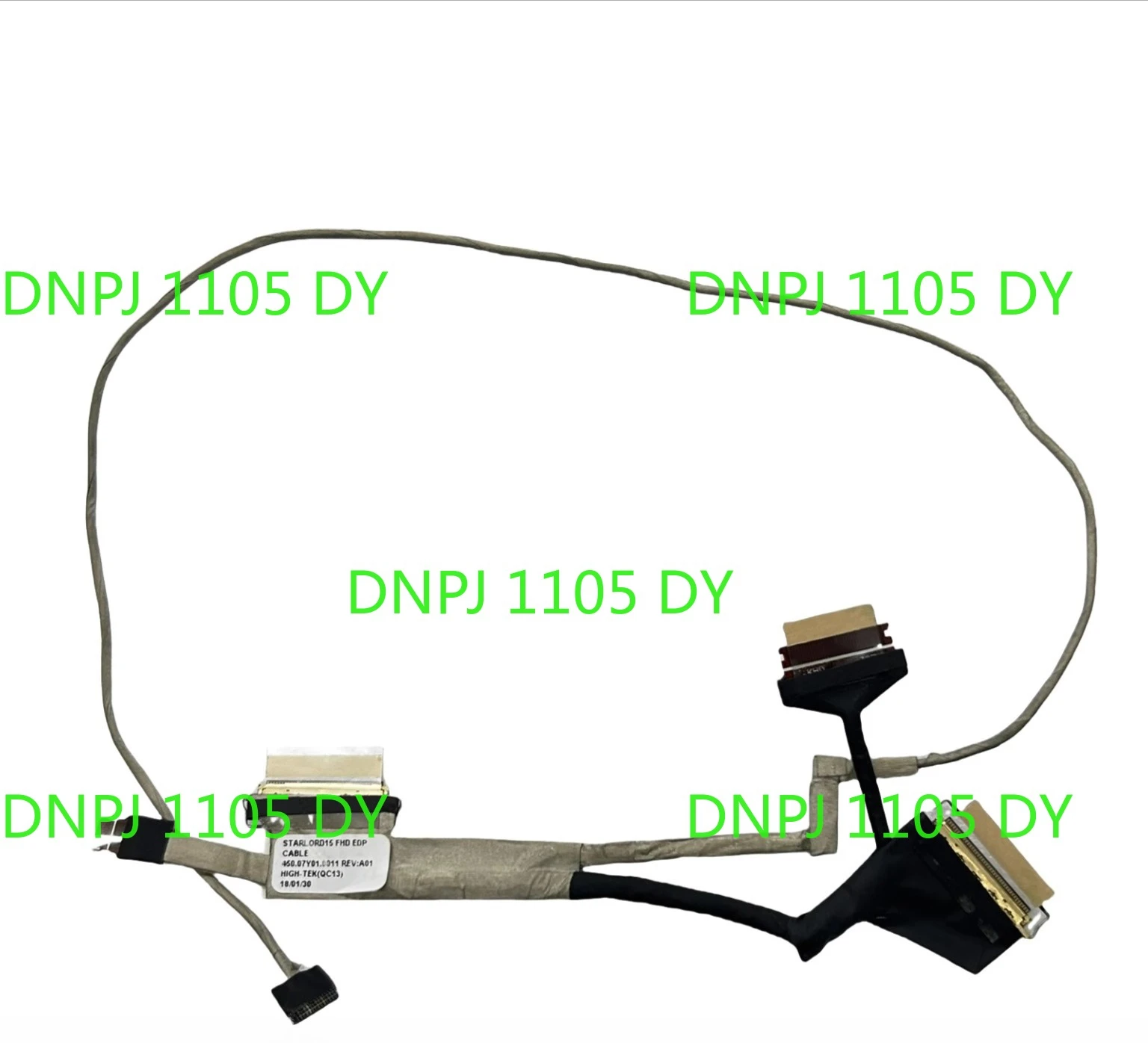 PJE Laptop LCD Screen Touch Display Cable for DELL INSPIRON 15 5578 P58F 5579 7569 7579 074CNT 74CNT 450.07Y01.0011
