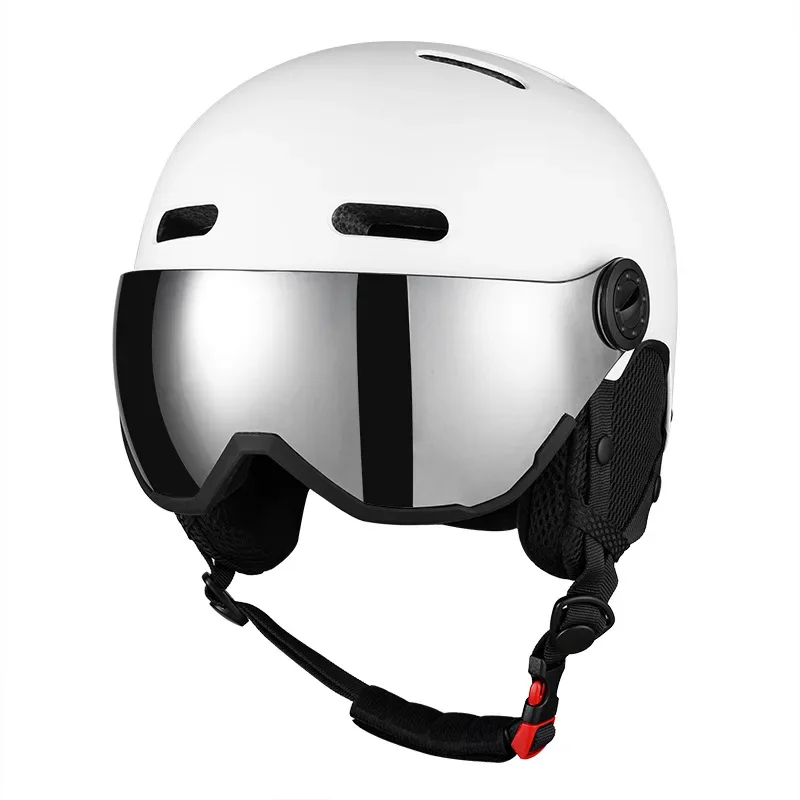 Casque de ski moulé intégralement pour hommes et femmes, lunettes de ski, coupe-vent, sports de plein air, 506, casques de planche à roulettes, neige, nouveau