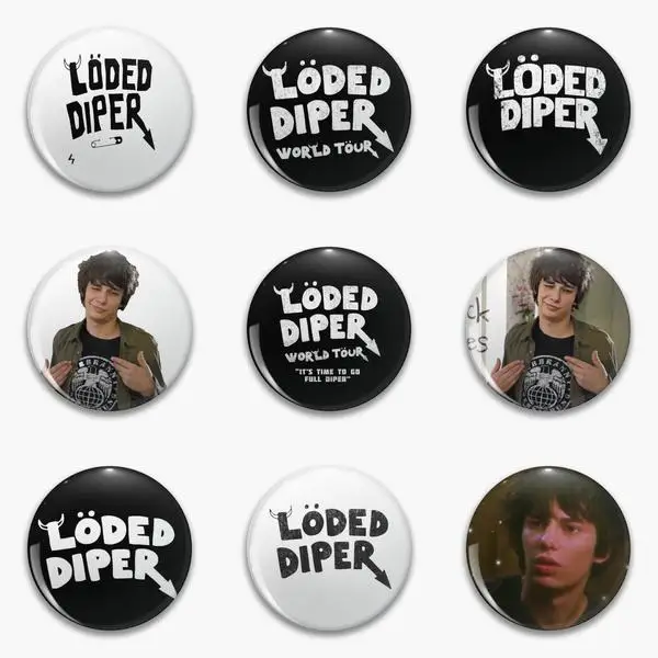 Loded Diper Diaper Rodrick Heffley Car Soft Button Pin Customizable Decor Funny Creative Badge Metal Lapel Pin Gift Clothes