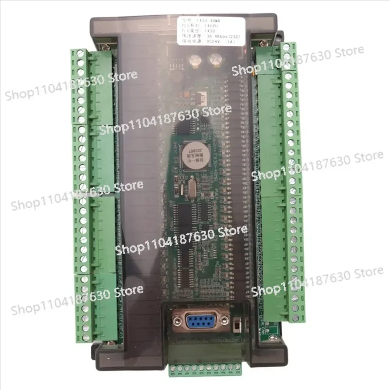 A51I FX3U 48MR RS485 (Real Time Clock) 24 Input 24 Relay Output 6 Analog Input 2 Analog Output Plc Controller