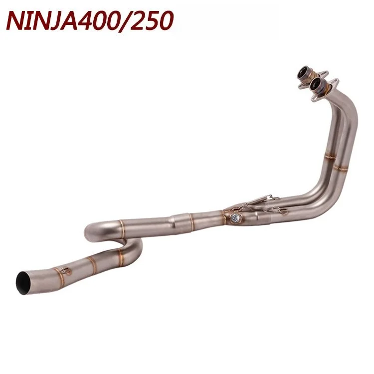 Für Kawasaki Z400 Ninja 250 400 2017-2022 Auspuffrohre Komplettes Auspuffsystem Krümmer Verbindungsrohr – Detail 2