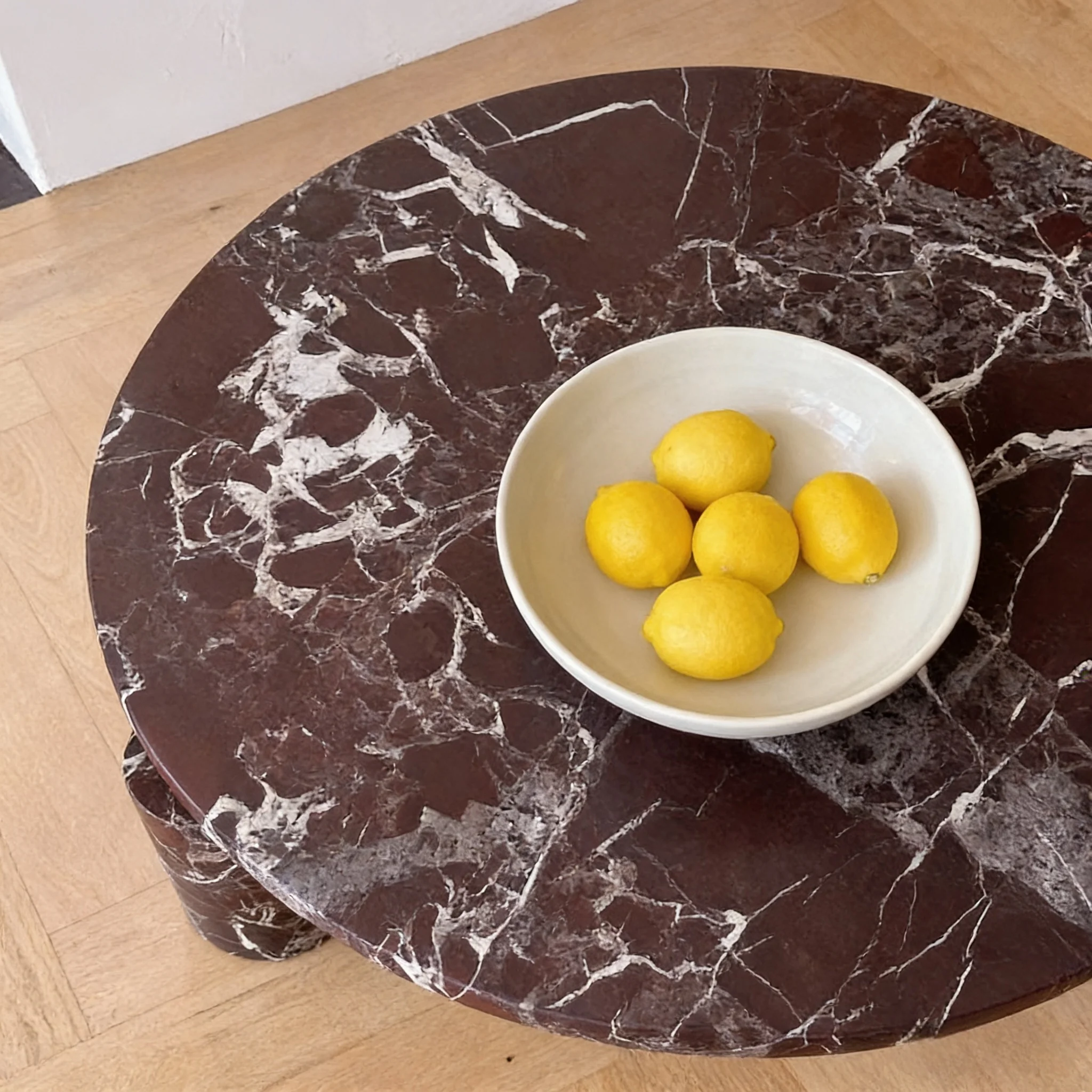 Custom living room marble table Nordic luxury furniture stone desk dark purple marble