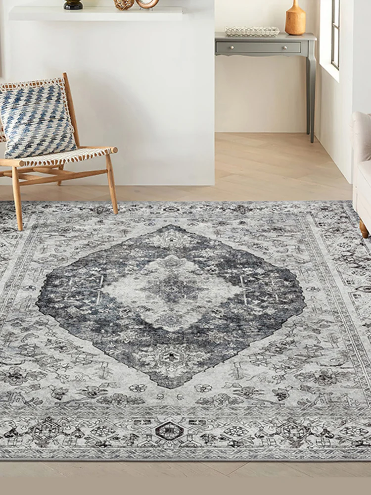 Nordic Morocco Carpet for Living Room Home Vintage Table Chair Floor Mat American Persian Bedroom Carpet Area Rugs Kitchen Mat