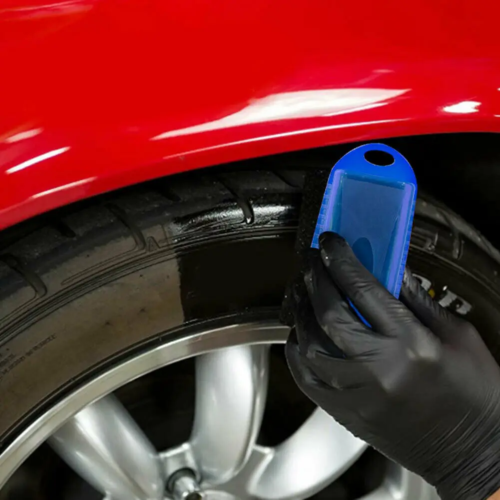Car Wheel Polishing Waxing Sponge Brush Plastics Washing Cleaning Brush Sponge Brush Car Clean Detail Accessories