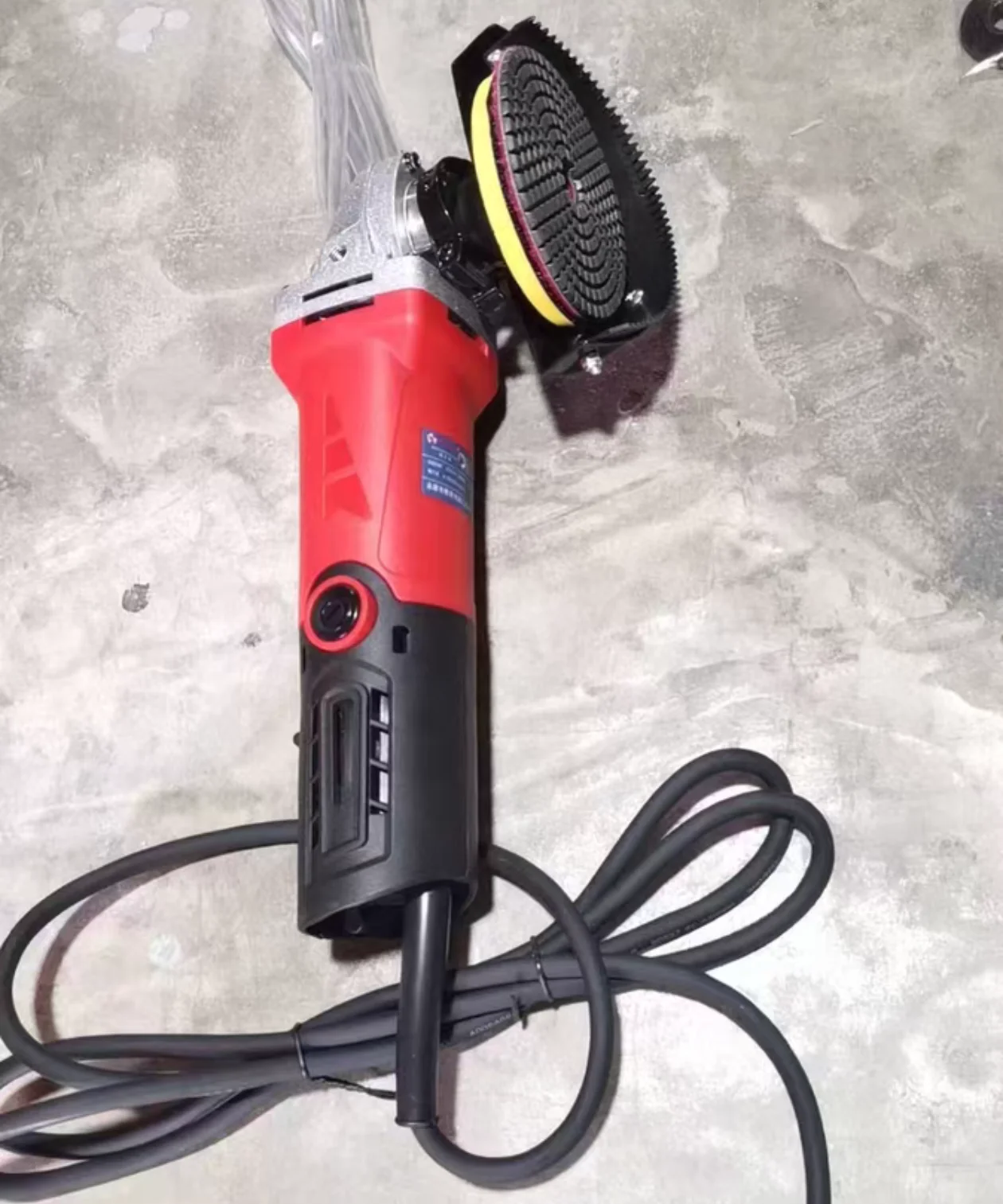 900W Variable Speed Water Mill Portable Water Filled Grinding Machine Electric Stone Hand Wet Polisher Grinder