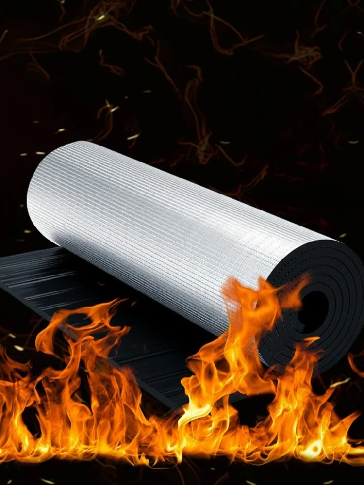 Zelfklevende aluminiumfolie isolatierol, hittebestendig, geluidsisolerend en geluidsreducerend voor auto, camper, schuimvloer, dak, pijpisolatie - afbeelding 2