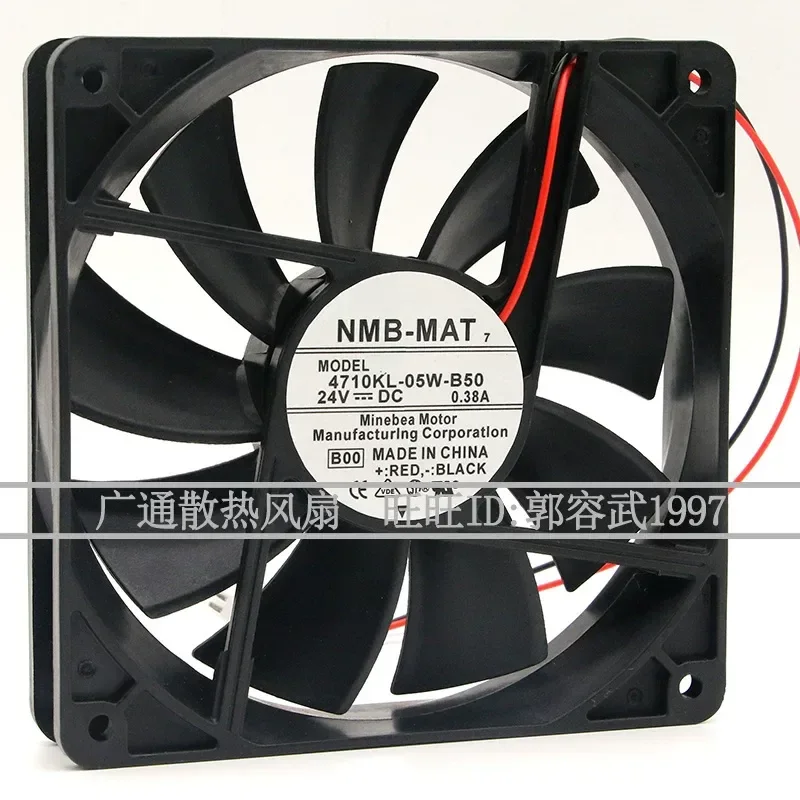 for NMB 4710KL-05W-B50/B59 24V 0.38A Cooling Fan for Kawasaki Robot FANUC Inverter Dispersive Fan