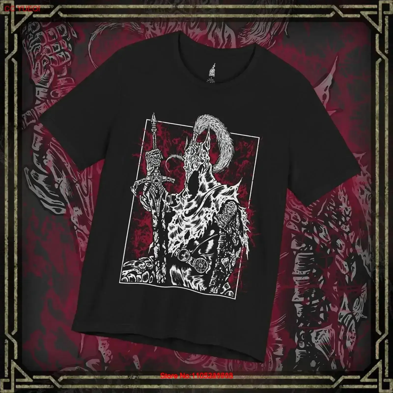 Drippy Souls Artorias the Abysswalker Gritty T Shirt vintage Washed Comfortable Versatile designer clothes Soft Stylish