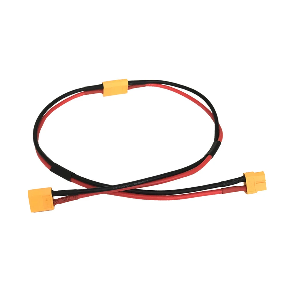Ebike Electric Bicycle Battery Female/Male Extend Cable 30cm 14AWG+Rubber Ebike Extend Cable Ebike Accessories