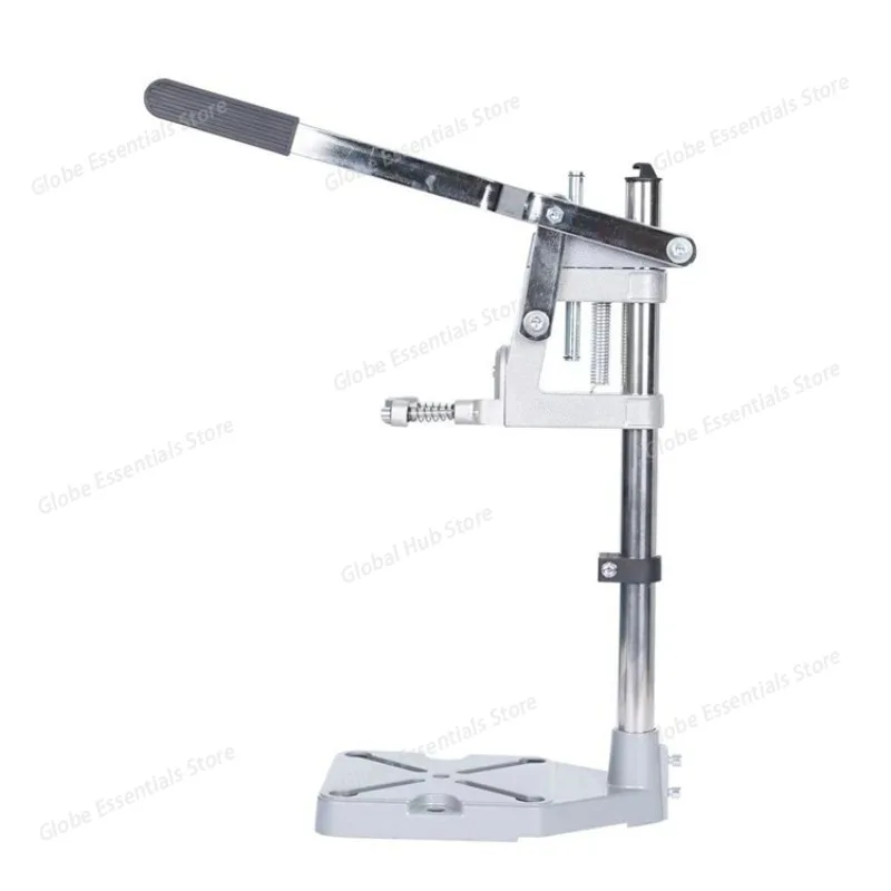 Aluminum Bench Drill Stand Single-head Electric Drill Base Frame Drill Holder Power Grinder Accessories for Woodwork