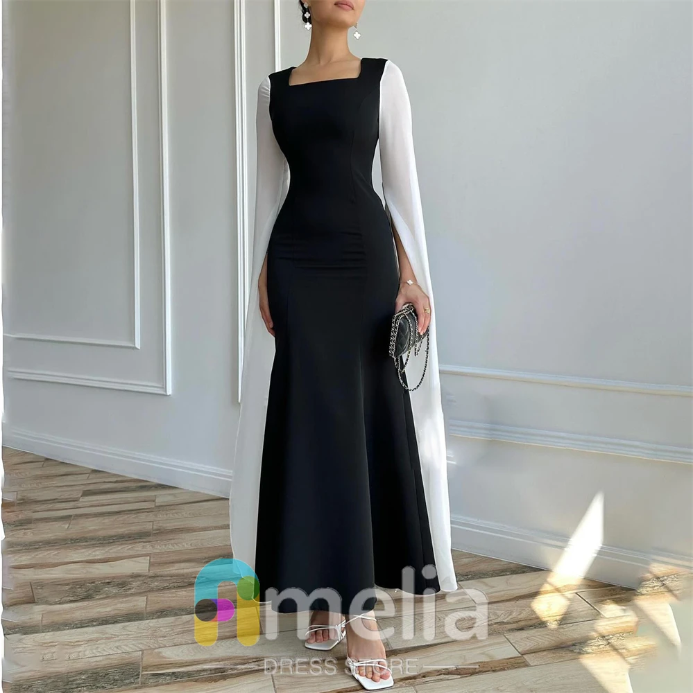 Amelia Elegant Party dresses Woman A-Line Crepe Evening Prom Dresses for Special Occasions Formal Gowns For Dubai 2024