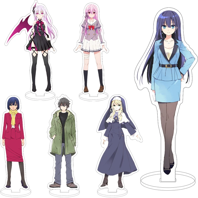 Support de figurine en acrylique de 16 cm, Anime Engage Kiss Ogata Shū Kisara Yugiri Ayano Sharon·hōrīgureiru Yugiri Akino, ornements et cadeaux cosplay