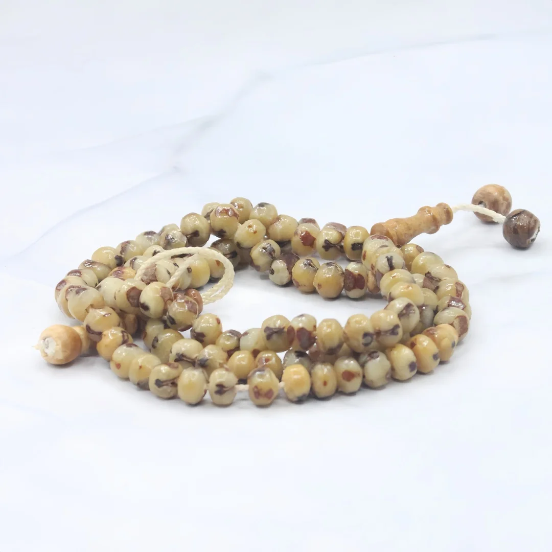 Islamic 6mm Tasbih 99 Beads Muslim Rosary Worship Prayer Misbaha Ceremony Bead with Decorated Tassels Religious Eid Ramadan Gift view 5